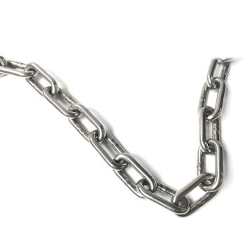 SAFEWARE/安赛瑞 304不锈钢链条，不锈钢铁链，金属链条，铁链子，钢链条，不锈钢长环链条，φ6mm×5m，12266