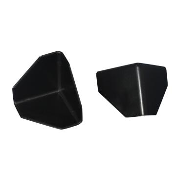 SAFEWARE/安赛瑞 三面塑料护角包角，防碰撞塑料护角，黑色，尺寸：60×60×60mm（200个装）