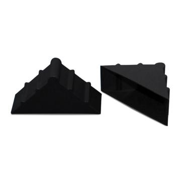 SAFEWARE/安赛瑞 三角形塑料护角包角，防碰撞塑料护角，黑色，尺寸：50×50×22mm（200个装）
