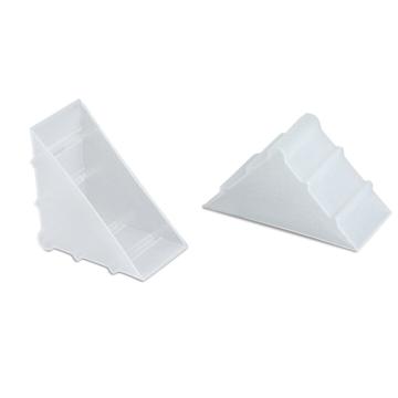 SAFEWARE/安赛瑞 三角形塑料护角包角，防碰撞塑料护角，白色，尺寸：50×50×22mm（200个装）
