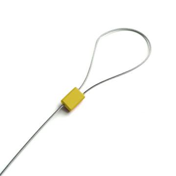 SAFEWARE/安赛瑞 抽紧式方头钢丝铅封（100根装）黄色，Φ1.8×400mm（包），23476