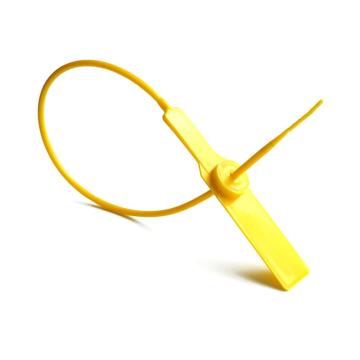 SAFEWARE/安赛瑞 塑料封条（100根装）一次性塑料铅封，黄色，全长28cm