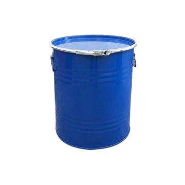 SAFEWARE/安赛瑞 圆形开口烤漆铁皮桶，50L，尺寸：φ380×480mm，蓝色，200221