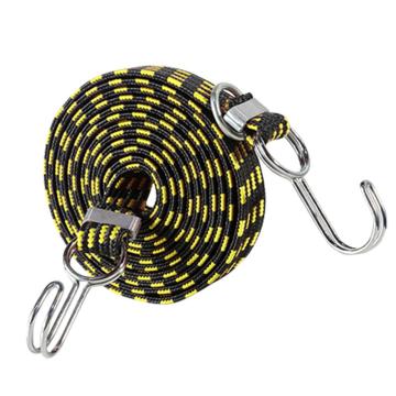 SAFEWARE/安赛瑞 多用途弹力绳捆绑绳，3cm×2m，黄黑(条），25079