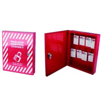 SAFEWARE/安赛瑞 锁具管理箱（空箱）-红色粉末喷涂钢板，箱门可上锁，内置18个挂点，400×465×55mm，14733