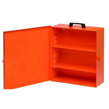 SAFEWARE/安赛瑞 锁具管理箱（空箱）-橙色粉末喷涂钢板，内置2个层板，箱门可上锁，415×350×148mm，14736