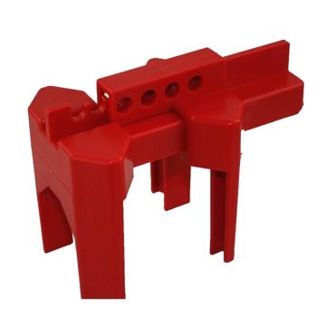 SAFEWARE/安赛瑞 多功能球阀安全锁具（大号），适用于管道Φ50-200mm以上的球阀，聚丙烯材质，红色，37009