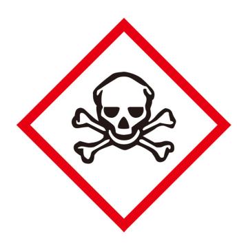 SAFEWARE/安赛瑞 GHS标签-有毒有害物，高性能不干胶，50×50mm，39636，50片/包
