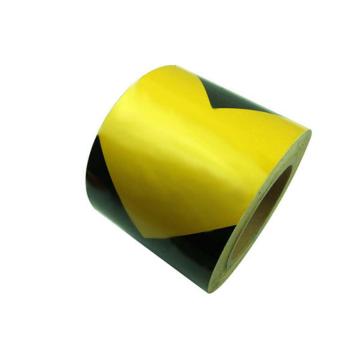 SAFEWARE/安赛瑞 反光划线胶带，高性能反光自粘性材料，100mm×22m，黄黑箭头，14350