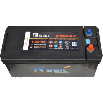 SAIL/风帆 免维护启动蓄电池，12V/180Ah，6-QW-180(如需配线提前沟通)