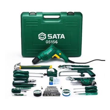 SATA/世达 五金家用电动工具组套，58件套，05156