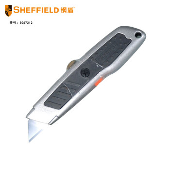 SHEFFIELD/钢盾 割刀，胶柄锌合金式，S067212
