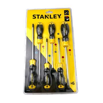 STANLEY/史丹利 B系列胶柄一十字螺丝批，6件套，66-672-23