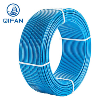 QIFAN/起帆 单芯硬线，BV-1.5mm²蓝色，100米/卷
