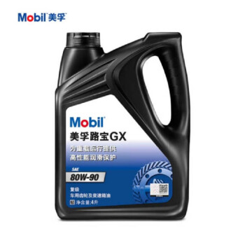 Mobil/美孚 黑霸王 车辆齿轮油 80W-90 ,4L/瓶 ,6瓶/箱