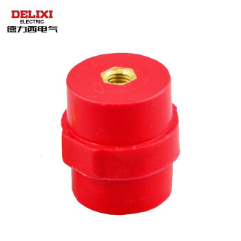 DELIXI/德力西 SM35红色绝缘子 高度35 螺纹M8，SM3535M8，10个/包