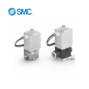 SMC 小型直动式2通电磁阀，水用单体，VDW22JA