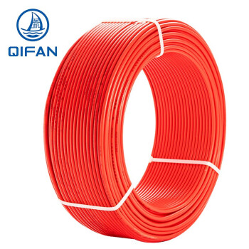 QIFAN/起帆 单芯硬线，BV-1.5mm²红色，100米/卷