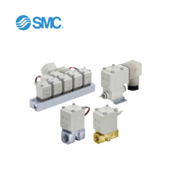 SMC 直动式2通电磁阀，空气集装用，VX2D0BA