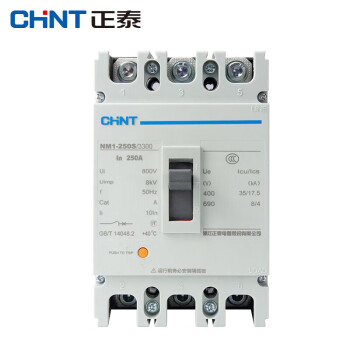 CHINT/正泰 NM1系列塑料外壳式断路器 ,NM1-250S/3300 250A G