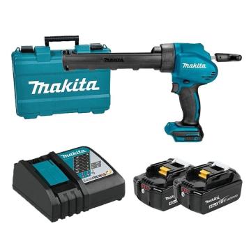 Makita/牧田 充电式填缝枪,最大推给力 5000N,300ml托架18V4.0Ah电池两电一充,DCG180RME