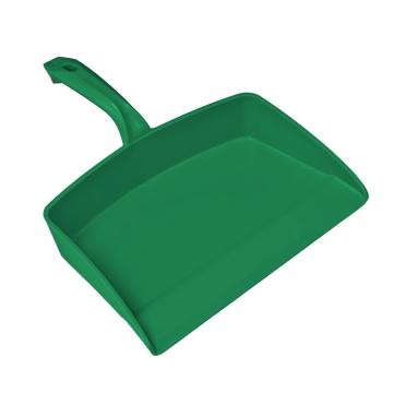 食安库 食品车间专用手持簸箕,325x295x50 绿色,70102
