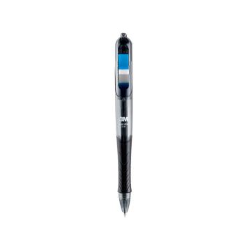3M 中性笔 ,抽取指示标签中性笔 备考笔 蓝色笔 蓝色标签 694-BL