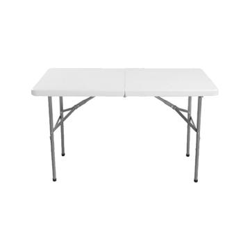 ZY/臻远 折叠长条桌便携式折叠餐桌会议桌 ,白色 1220*610*740mm