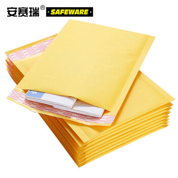 SAFEWARE/安赛瑞 牛皮纸气泡袋/气泡包装袋，尺寸：32×39cm+4cm（200个装）
