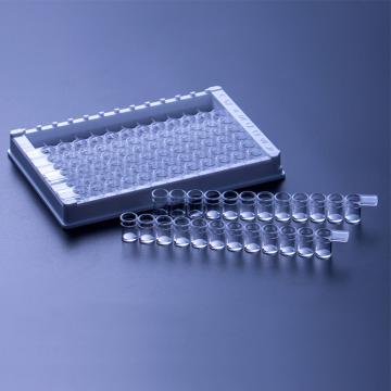 BKMAM/比克曼生物 高吸附透明酶标板单条可拆，8*F12连，110308004，1个/袋，100袋/箱