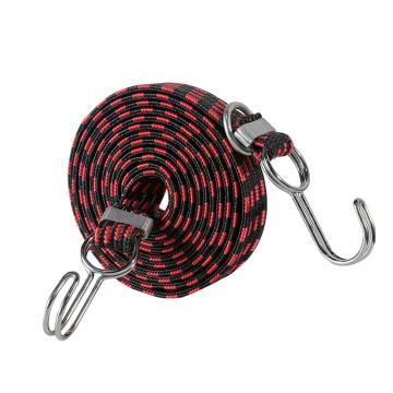SAFEWARE/安赛瑞 多用途弹力绳捆绑绳，3cm×2m，红黑(条），25076