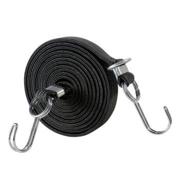 SAFEWARE/安赛瑞 多用途弹力绳捆绑绳，3cm×2m，黑色(条），25080