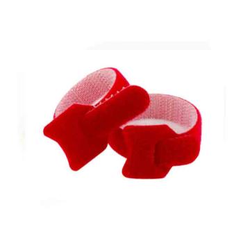 SAFEWARE/安赛瑞 反扣魔术贴，100个装，红色，宽2cm长20cm，10012