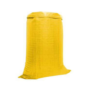 SAFEWARE/安赛瑞 内覆膜防水编织袋（20条装），黄色，60×107cm，10738