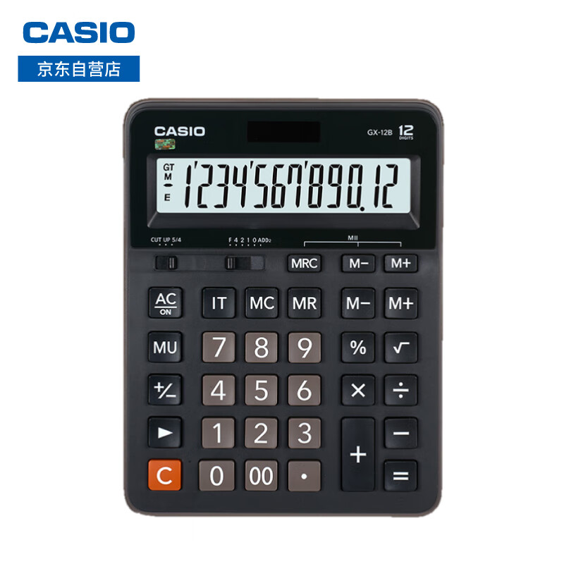 CASIO/卡西欧 常规计算器 ,GX-12B 黑色