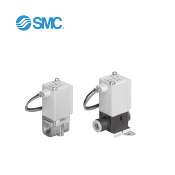 SMC 小型直动式2通电磁阀，水用单体，VDW22PA