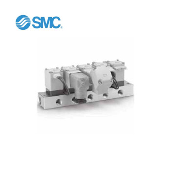 SMC 直动式2通电磁阀，空气集装用，VX2D0CA
