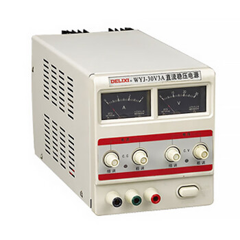 DELIXI/德力西 WYJ 30V/1A 单路 (可调)指针 WYJ 30V/1A 单路 (可调)指针