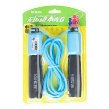 M&G/晨光 青春修炼泡棉计数跳绳，AST97435B 强化款蓝 AST97435