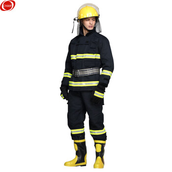 CNMF/谋福 消防服套装14款消防员战斗服 消防员防护服175【3C认证款 5件套（含头盔手 腰带服装靴子）】8626 100008474302
