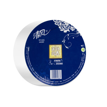 Breeze/清风 3层平纹180米珍宝大卷纸 BJ00AB 180米*12卷/箱