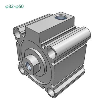 SMC 紧凑型气缸 CDQ2B32-10SZ