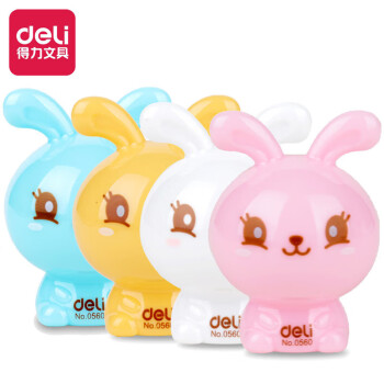 得力deli 0560悠悠兔卷笔刀(混)(只)