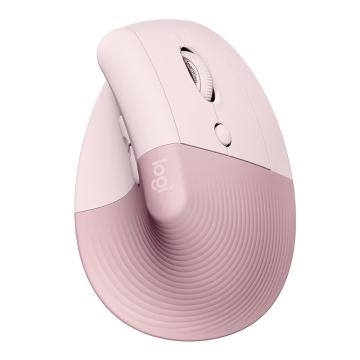 罗技Logitech 无线鼠标，lift 粉 人体工学鼠标 垂直鼠标