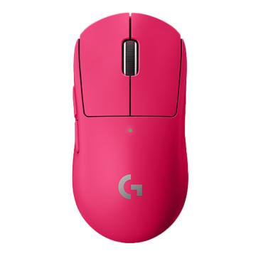罗技Logitech 无线鼠标，PRO X SUPERLIGHT（狗屁王二代）粉 轻量化电竞鼠标 粉