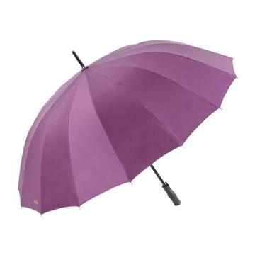 天堂伞TTS 长柄伞65cm*16骨加大伞黑胶防晒晴雨伞太阳伞遮阳伞，10009深紫