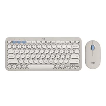 罗技Logitech 键鼠套装，PEBBLE 2 COMBO 烟云灰