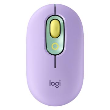 罗技Logitech 无线鼠标，POP MOUSE 梦幻紫 蓝牙无线办公静音鼠标