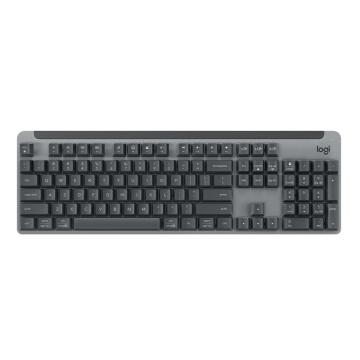 罗技Logitech 无线蓝牙键盘，K865 无线机械键盘 TTC红轴 石墨黑