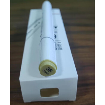 Deli/得力 70803A单色马克笔(36奶黄)(6支/盒)